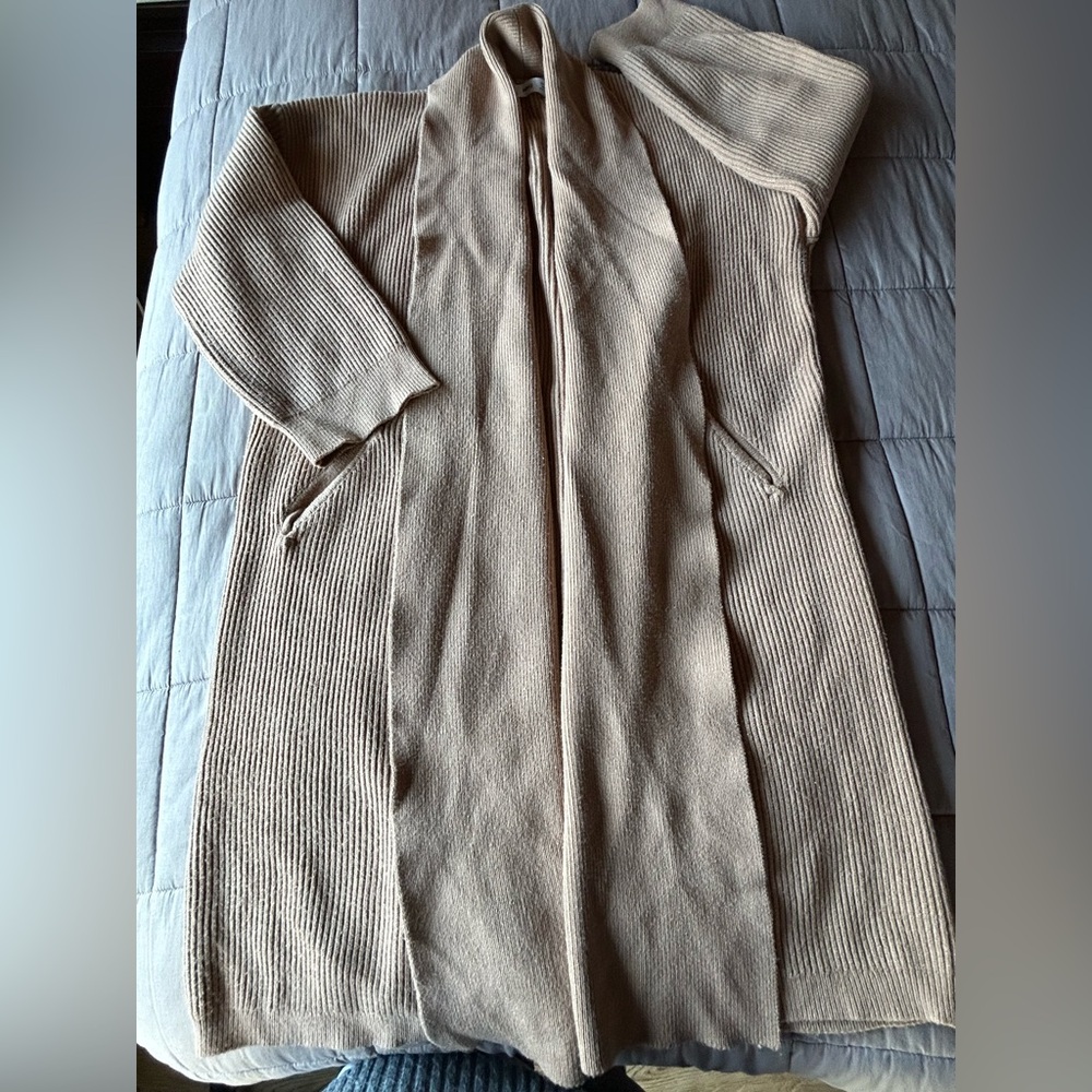 Mango long cardigan with pockets